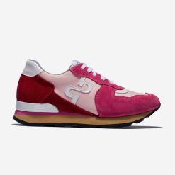 Women Lace-Up Suede Sneakers Rose - Top Women Sneakers - OPP Official Store (OPP France)