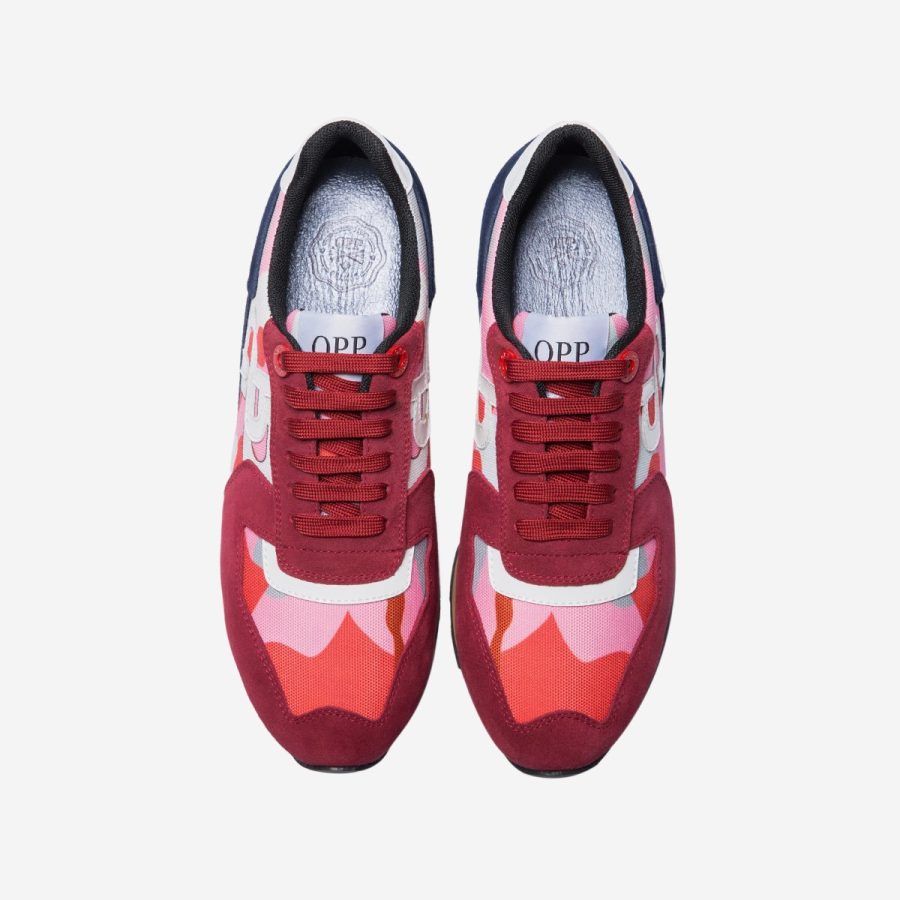 Lace-Up Suede Sneakers Pink - Top Sneakers - OPP Official Store (OPP France)