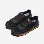 Lace-Up Suede Sneakers Black - Top Sneakers - OPP Official Store (OPP France)