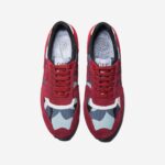 Lace-Up Suede Sneakers Red - Top Sneakers - OPP Official Store (OPP France)
