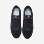 Lace-Up Suede Sneakers Black - Top Sneakers - OPP Official Store (OPP France)