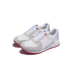 Lace-Up Suede Sneakers White - Top Sneakers - OPP Official Store (OPP France)