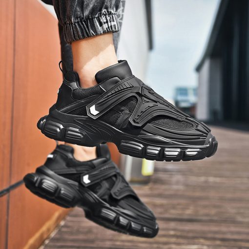 Men's New Velcro Breathable Versatile Sports Running Sneakers