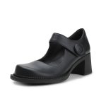 Matte Black Leather Shoes