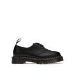 Women's Leather Shoes for All Seasons, Black Low-Top
