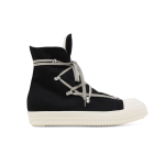 Black high top trend cross lace retro canvas unisex casual shoes short boots