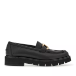 Men's Leather Shoes for All Seasons，Black Low-Top