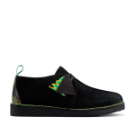 Men’s Fashion Trendy Color Casual Shoes, Black and Green