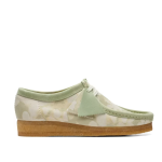 Women's  Youthful Trendy Printed Casual Shoes, Green Floral