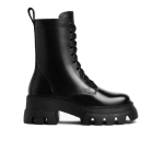 Women's  Lace-up Zipper Thick-soled Fashionable Martin Boots, Black