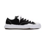 Black low-top lace-up couple's versatile casual shoes for men and women