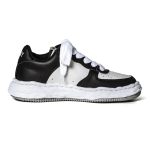 Black and white retro thick-soled dad shoes men's casual shoes