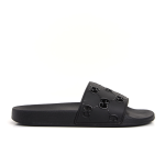 Women’s Sandals Black Rubber Slides