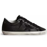 Black star sequined low-top fashionable men's casual shoes