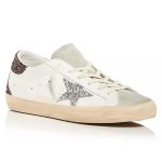 Sequined black tail silver star women's retro low-top casual shoes