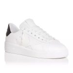 Black tail white shoes men's thick sole height increasing casual shoes