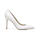 Pointed high-heeled shoes Pointed Toe Pumps，White