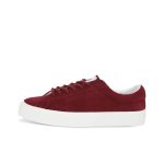 Wine red suede solid color simple and fashionable unisex casual shoes board shoes