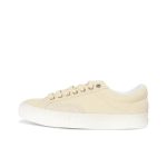 Off white canvas low cut unisex casual shoes