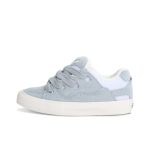 Blue Fashion Lace Solid Color Unisex Casual Shoes