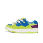 Green and blue youthful and energetic unisex casual shoes