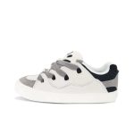 white, gray, fashionable, simple, unisex casual shoes