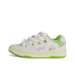 White green fresh floral casual shoes for both men and women