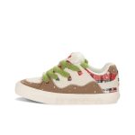 Off white green Christmas color matching unisex casual shoes