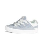 Grey and white small fragrant fashionable unisex casual shoes