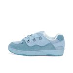 Blue retro low cut unisex fashionable casual shoes