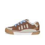 Brown retro low cut unisex casual shoes