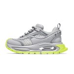 Grey spring thick sole versatile unisex summer breathable sports and leisure shoes