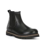 Black slip-on thick-soled height-enhancing casual martin boots men's boots