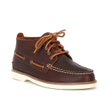 Brown retro lace-up trendy men's casual shoes short boots