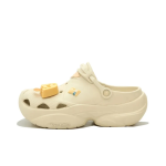 Off white cute star unisex clogs