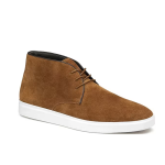 Khaki retro versatile suede men's ankle boots