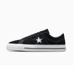 Black leather all-match low-top lace-up star-studded casual shoes for men and women