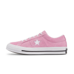 pink suede lace-up star personality unisex casual shoes