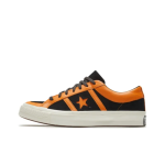 Black and orange color matching personalized fashion unisex casual shoes